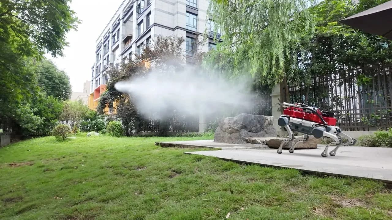 Robot-Hunde kommen bei Bränden und chemischen Lecks zum Einsatz