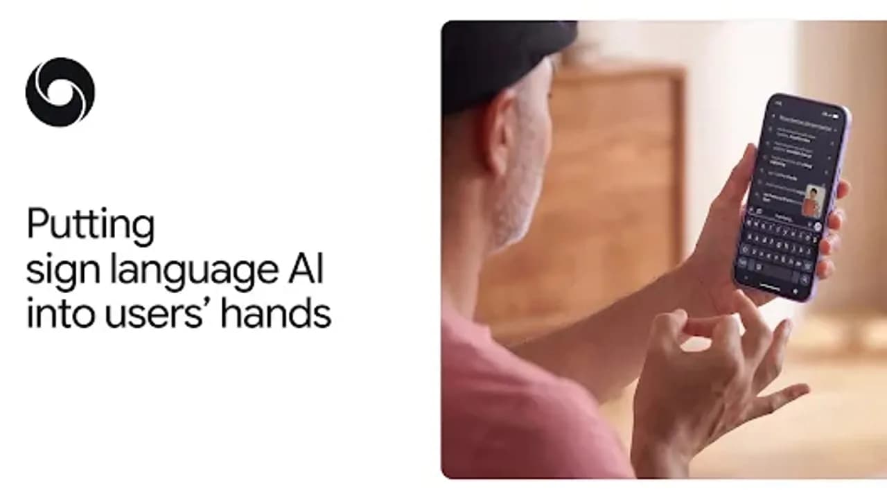 Google DeepMind stellt SL2T vor, ein KI-Modell zur Umwandlung von Gebärdensprache in Text.