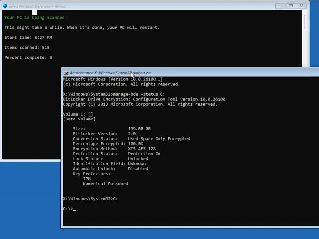 Windows Defender Offline Scan nutzt 0-Day-Schwachstelle in GreatXML BitLocker-Bypass