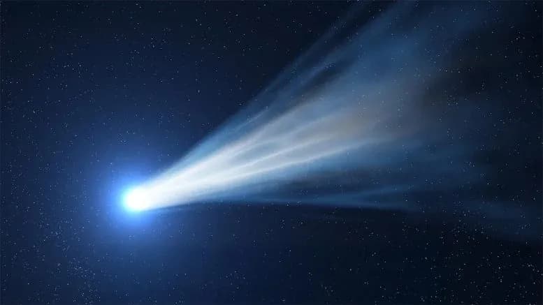 NASA-Teleskop Hubble fängt zufällig Kometenzerfall im All