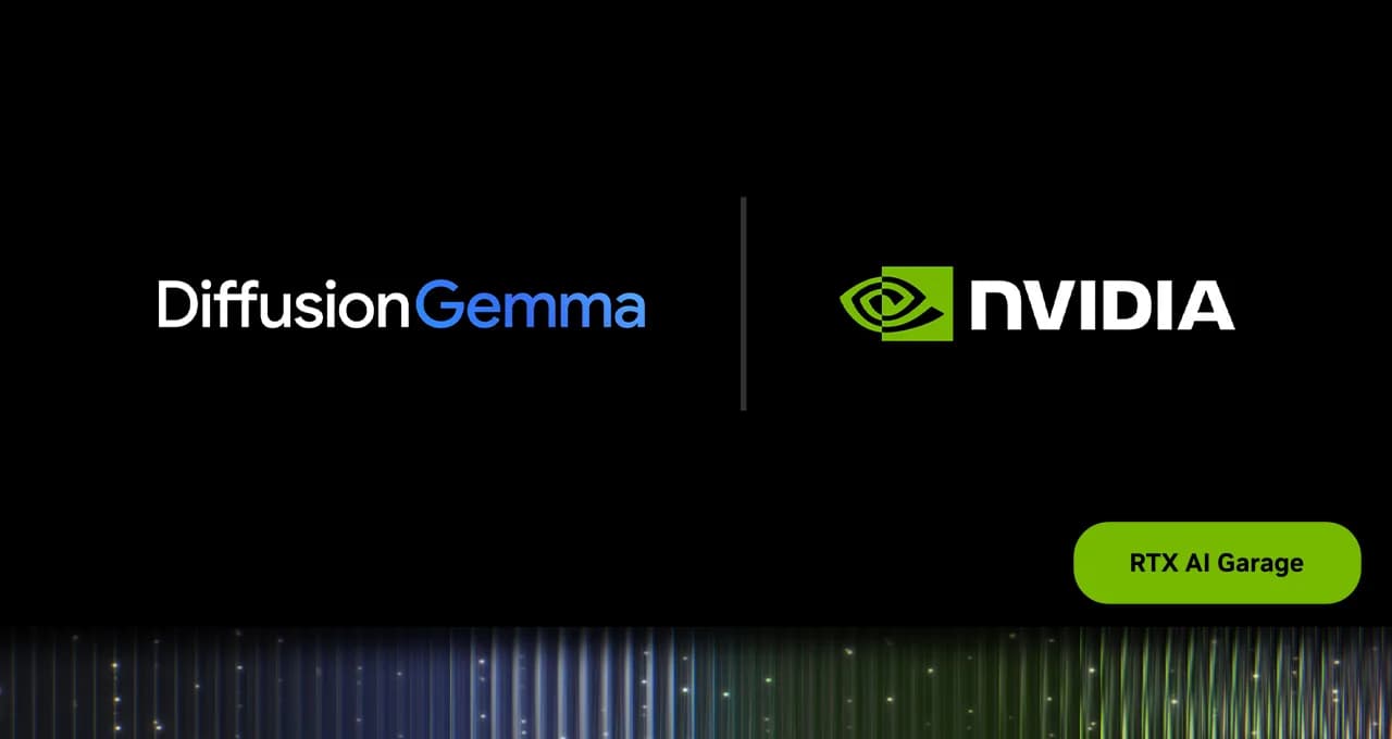 NVIDIA bietet DeepMinds DiffusionGemma-Modell ab Tag eins auf RTX- und DGX-Plattformen an: 150 Token pro Sekunde mit DGX Spark.