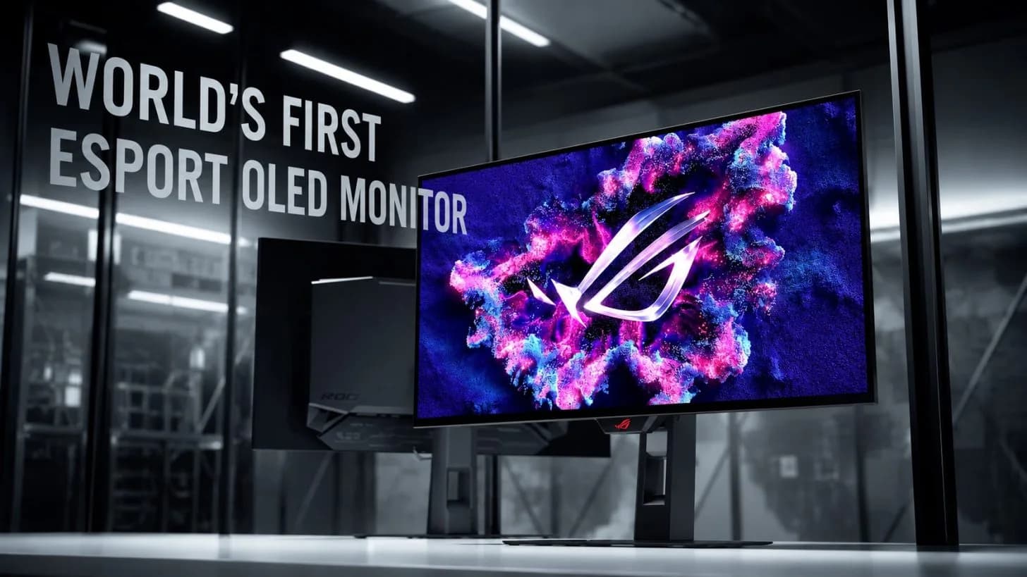 ASUS kündigt weltweit ersten 24,5-Zoll-OLED-Gaming-Monitor für E-Sports an