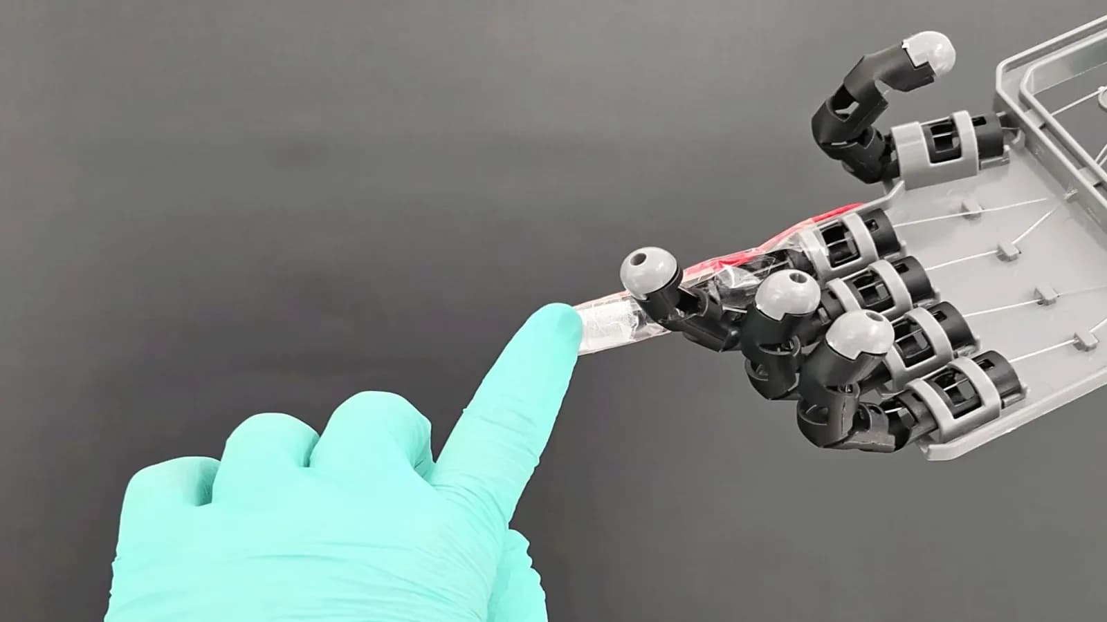 Neue E-Haut verleiht Roboterhand taktiles Gefühl in bahnbrechendem Test