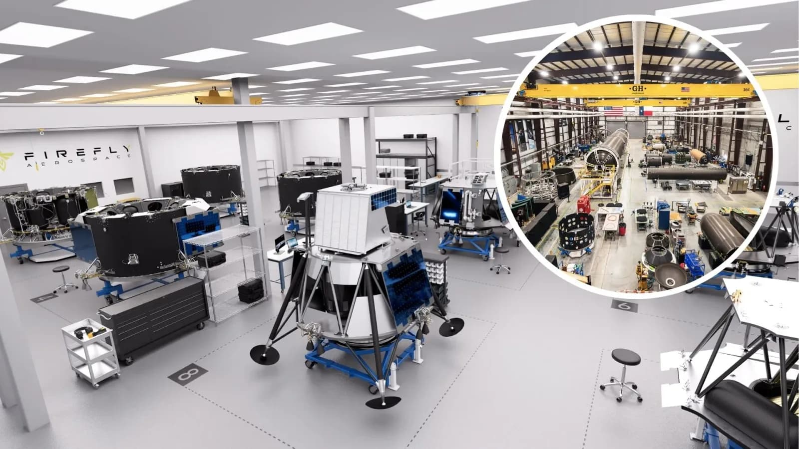 US-Raumfahrt: 144.000 Quadratmeter Campus beschleunigen Produktion und Tests