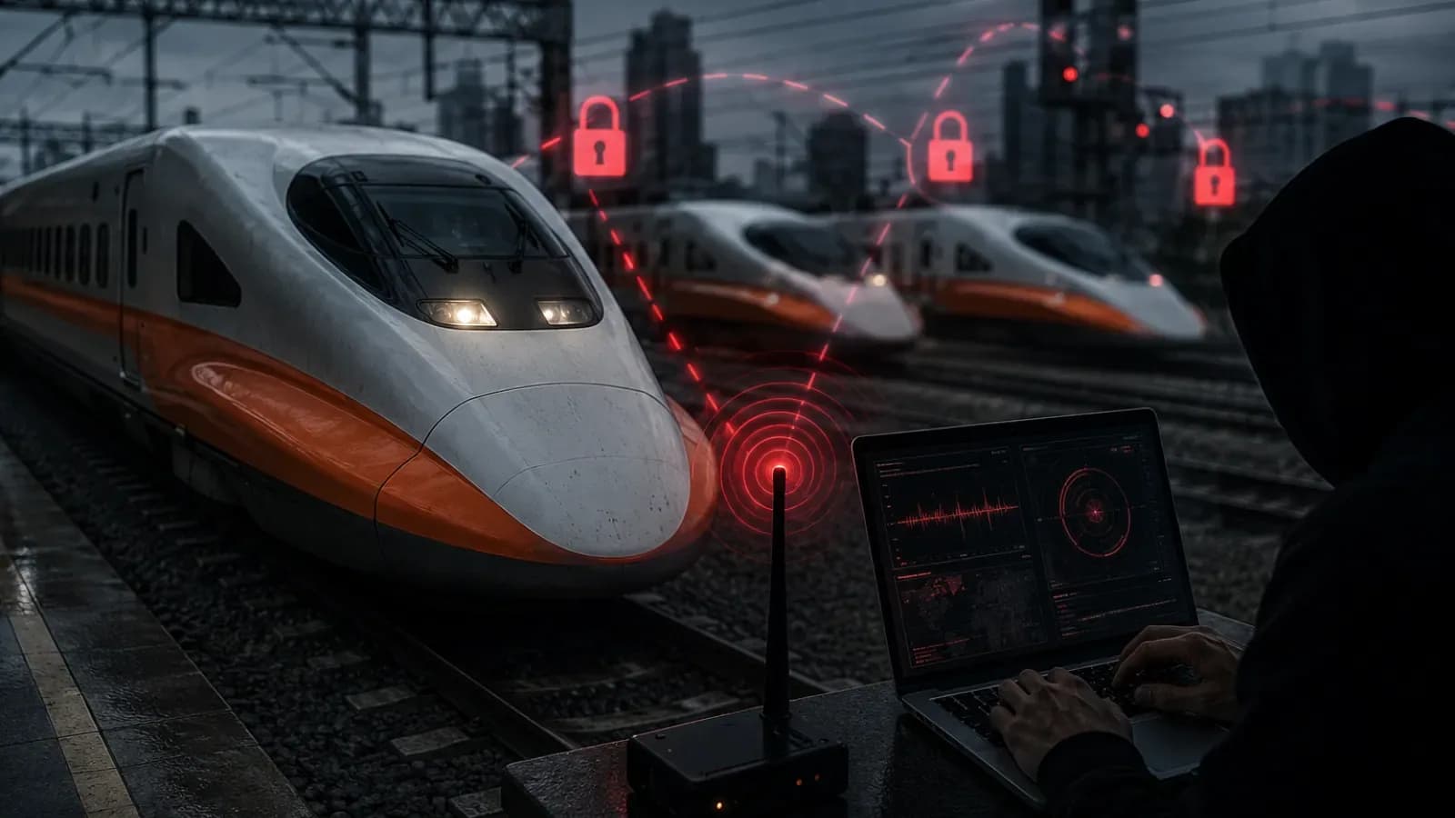 Taiwan-Hochgeschwindigkeitsbahn: Radio-Spoofing-Angriff stoppt drei Züge