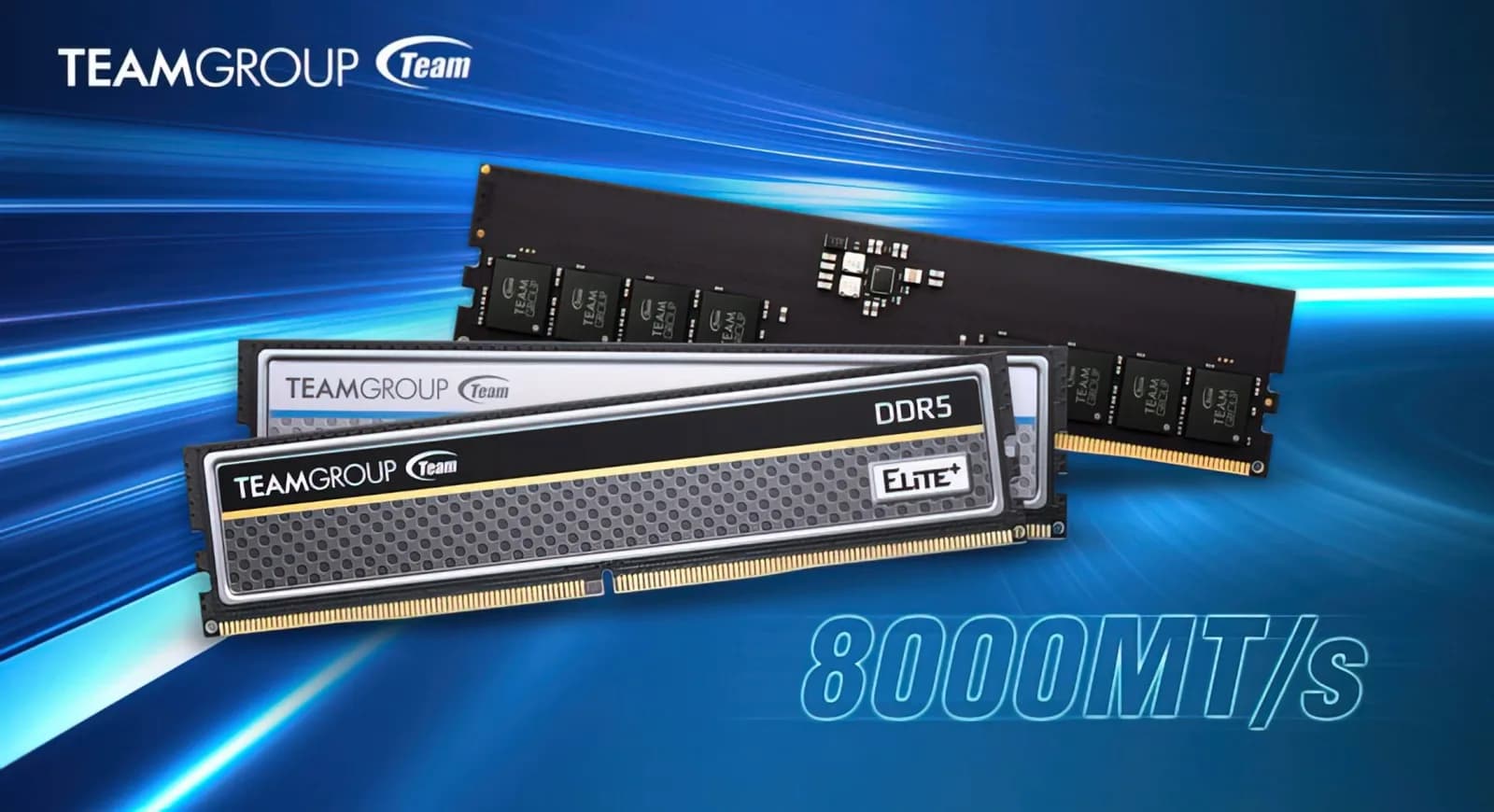 Teamgroup treibt DDR5 auf 8000 MT/s bei 1,1V und übertrifft JEDEC-Standards