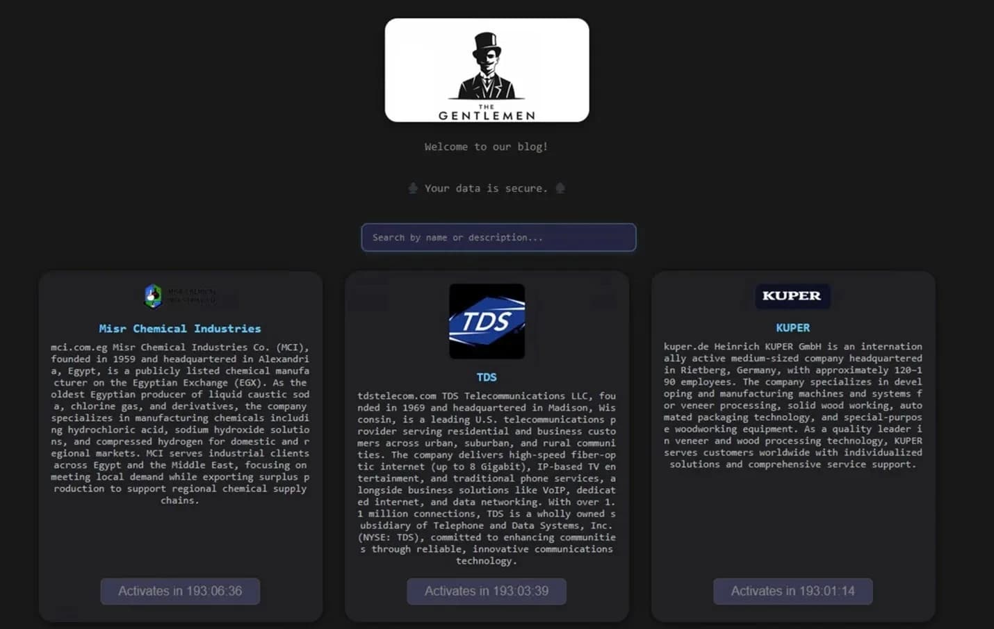 Ransomware-The Gentlemen greift Windows, Linux, NAS, BSD und ESXi an