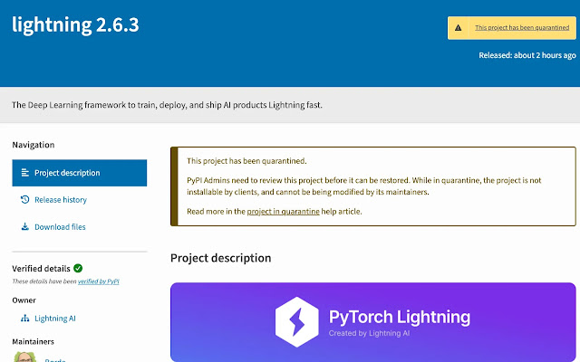 Beliebtes Python-Paket „lightning“ in Lieferkettenangriff kompromittiert