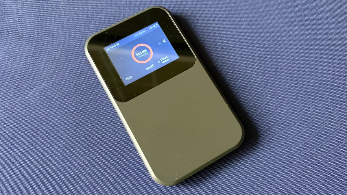 Travlfi JourneyGo 5G mobile hotspot review – Affordably priced, but lacking in performance and features
