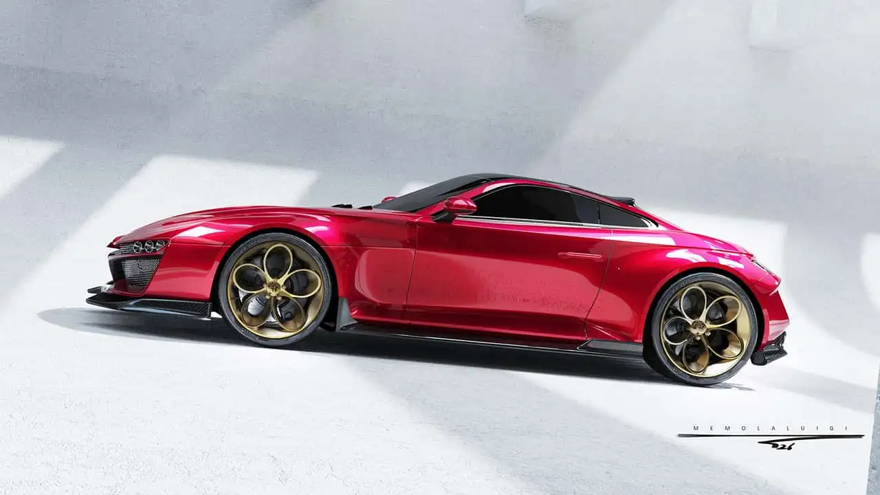 Dieses Alfa Romeo-Rendering könnte einen wunderschönen Coupé ergeben