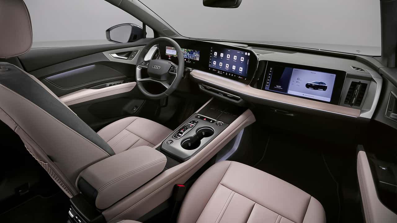 Der neue Audi Q4 verliert Tasten und erhält ein Passagiersdisplay