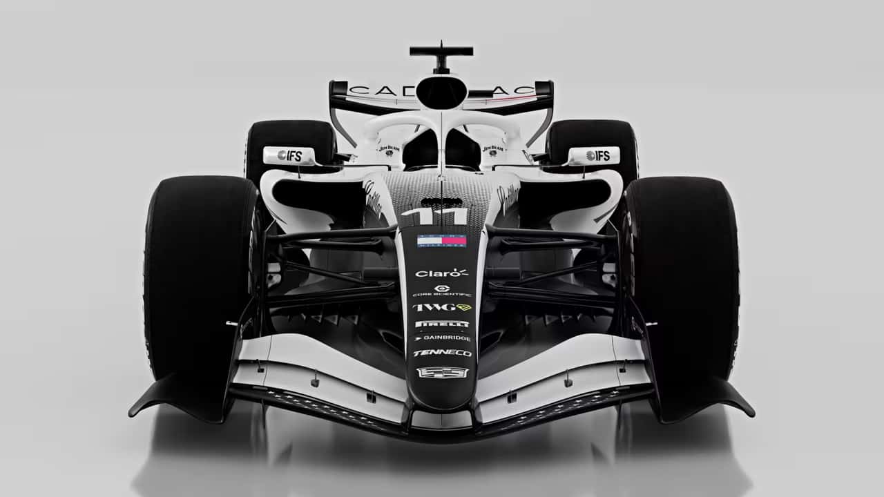 Cadillac F1 präsentiert sich mit der neuen Miami Grand Prix Lackierung in reinem Amerika-Stil