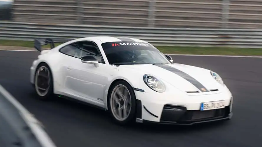 The Porsche Taycan Turbo GT Manthey Set A New Nürburgring Record