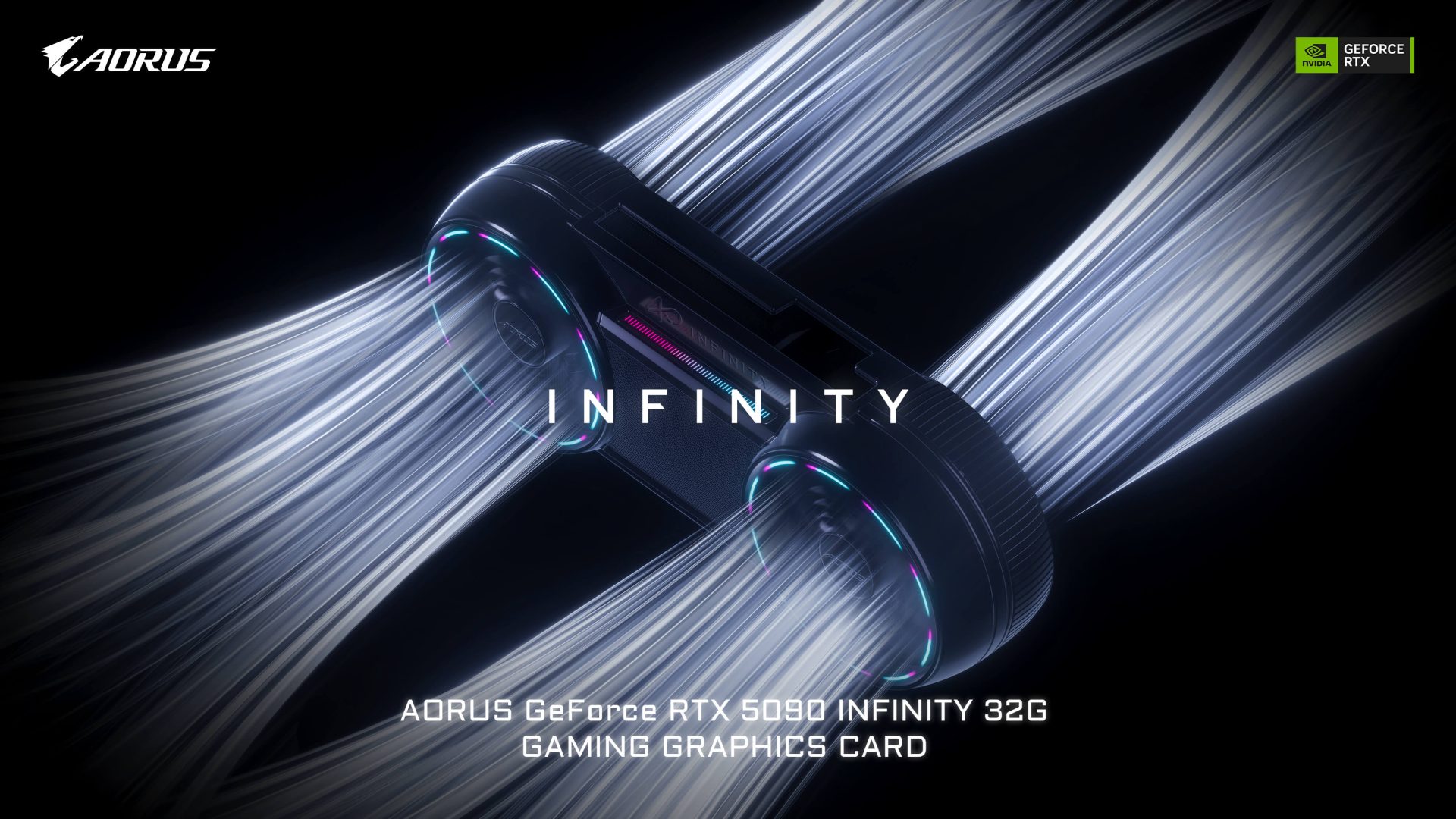 Gigabyte AORUS RTX 5090 Infinity: Triple-Fan-Kühler im Dual-Look mit 323 MHz Factory-Overclock ab sofort im Handel