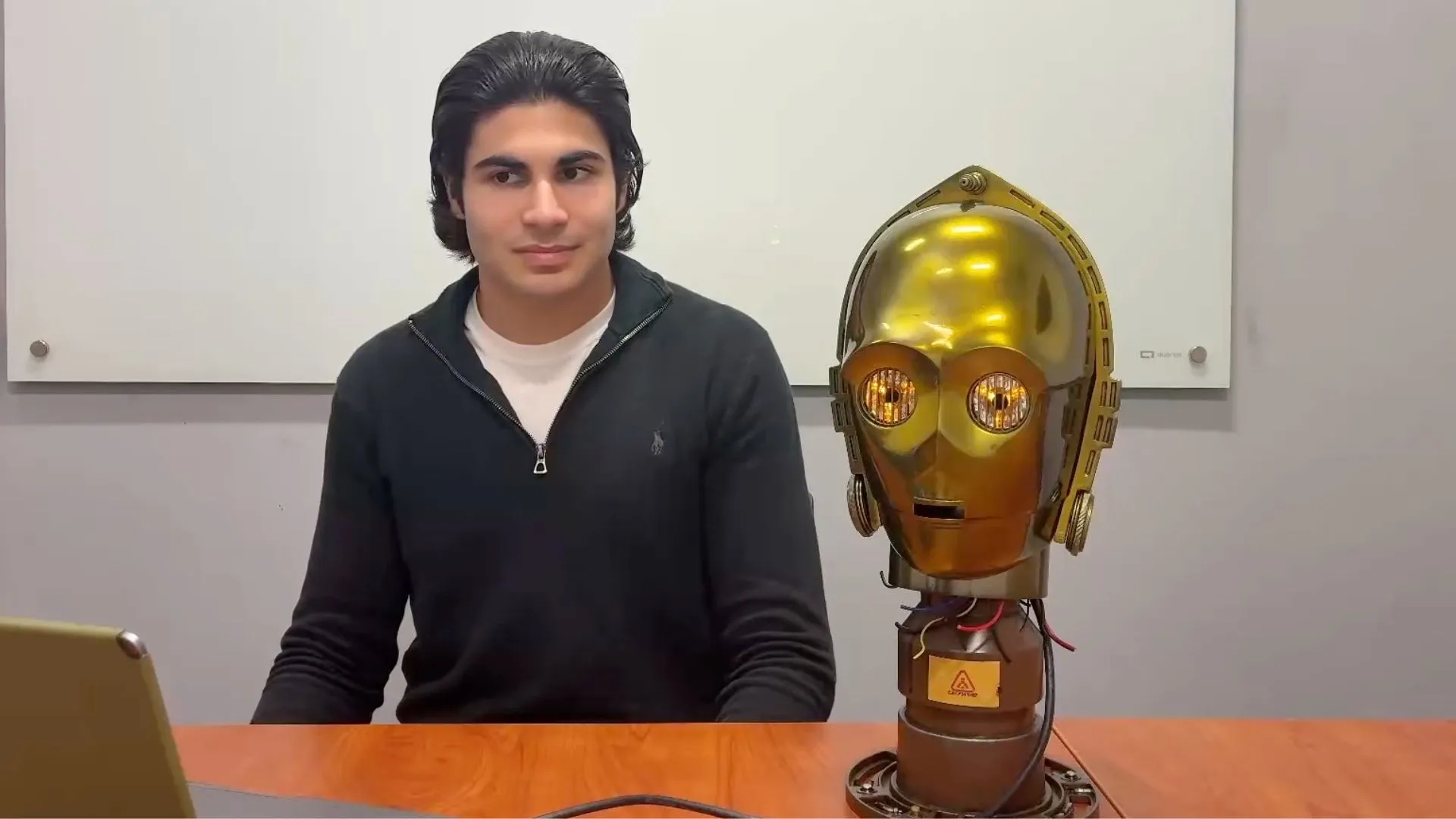 Star Wars' C-3PO robot head brought to life with 3D-printing, local AI