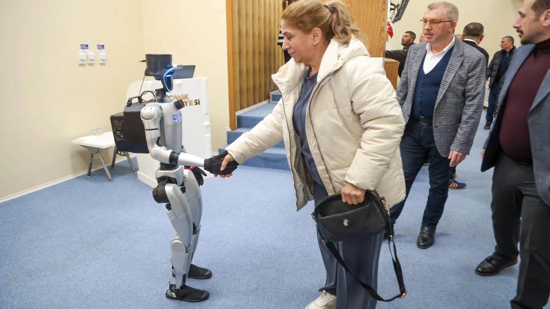 Turkey's first humanoid robot takes seat at municipal council meeting