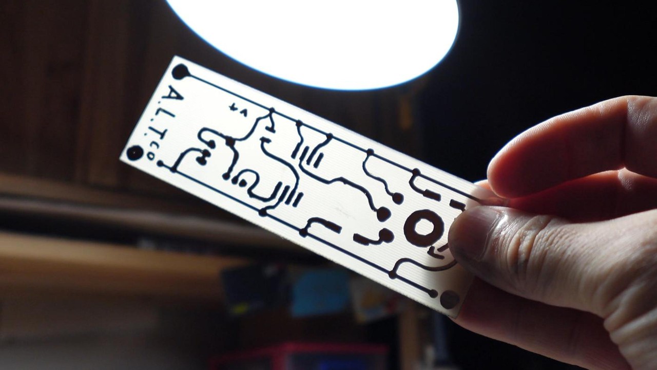 Electronics buff hand-draws and etches custom PCBs at home — functional home-etched PCB runs a 3D-printed fume extractor fan