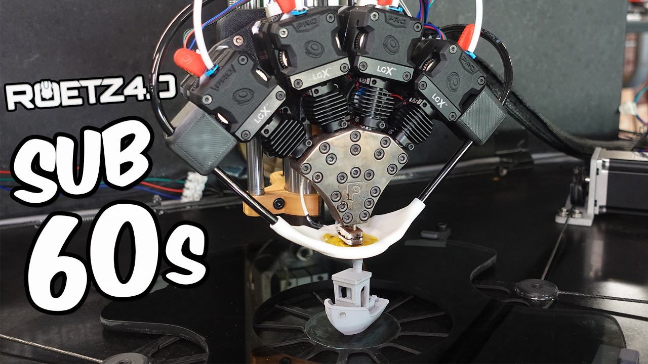 3D printing enthusiast smashes 59-second 3DBenchy for new speed world record —Minuteman 3D printer with revamped bed motion system breaches minute mark