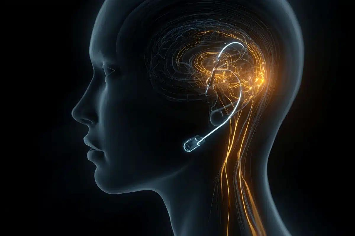Ohrenbasierte Vagus-Stimulation aktiviert motorische Hirnareale