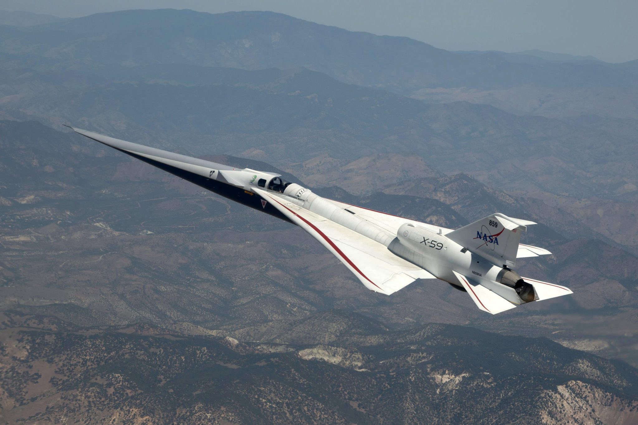 NASA-Flugzeug X-59 bereit für entscheidenden Test gegen Überschallknall
