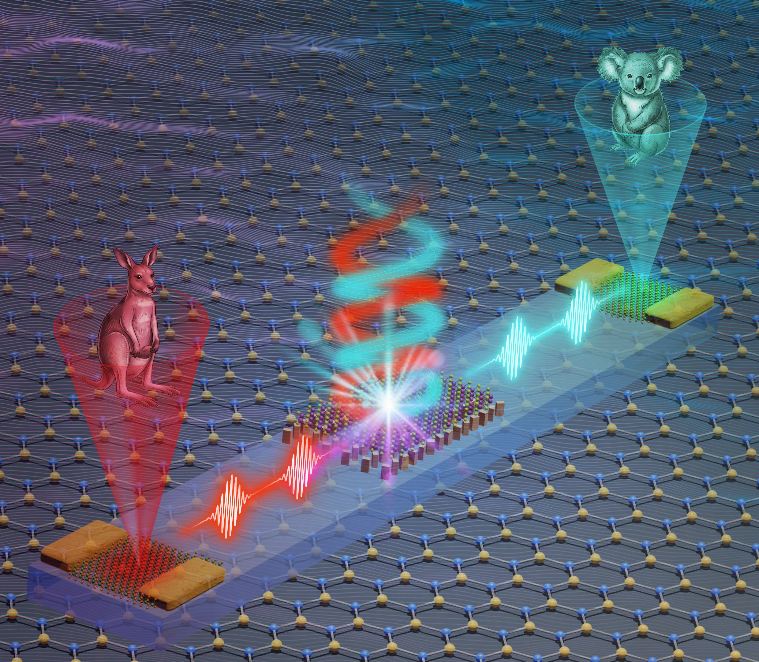 Forscher entwickeln winzigen Chip, der mit Licht statt Strom Daten verarbeitet