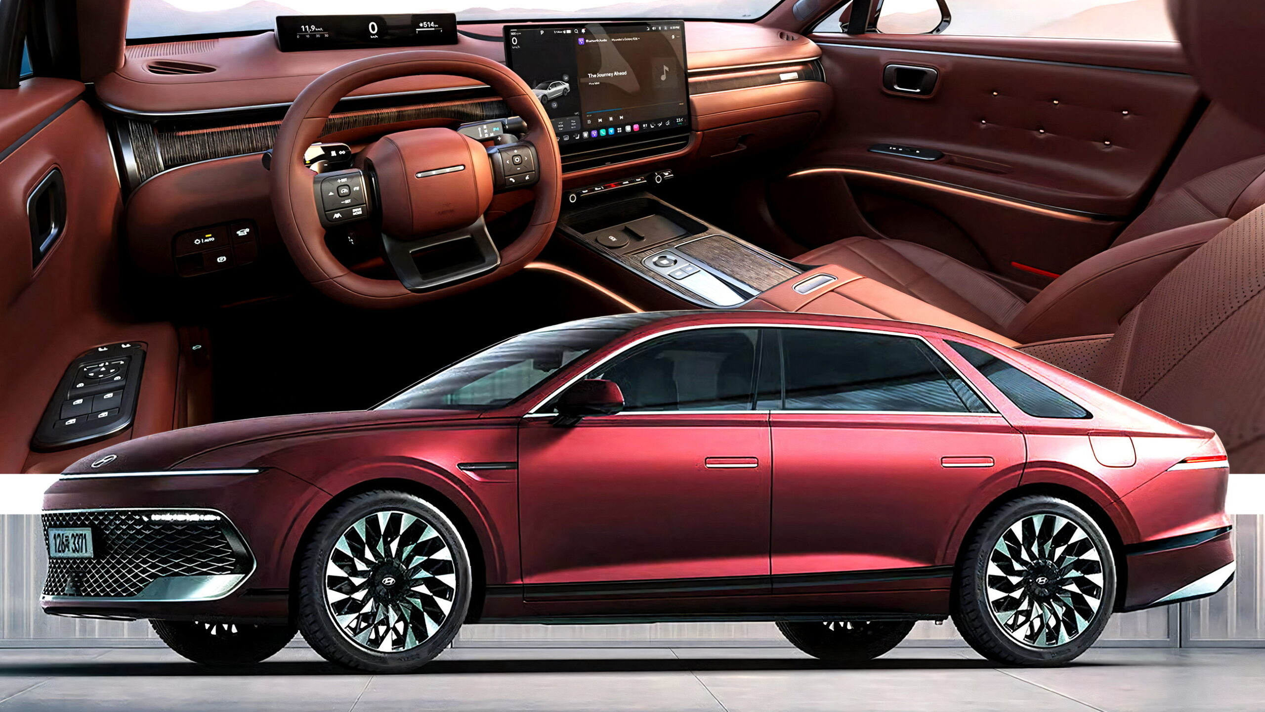 Der 26.000-Dollar-Flaggschiff-Hyundai-Limousine, die Amerikaner Azera nannten, erhielt ein Genesis-ähnliches Interieur | Carscoops
