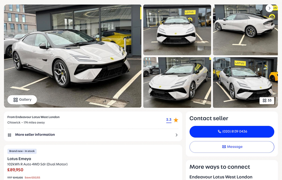 Lotus will 121.000 Pfund für den Taycan-Konkurrenten mit 905 PS verlangen