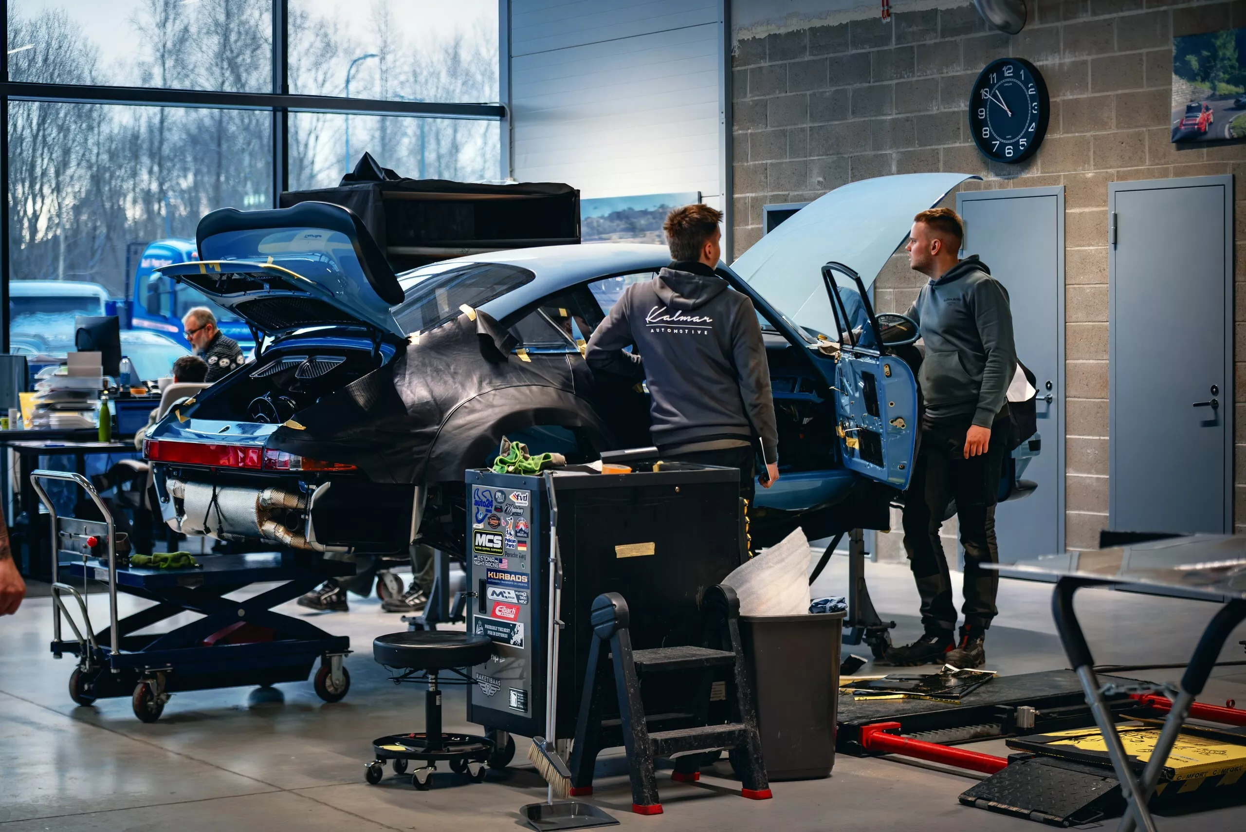 Der klassische 911 fährt wie ein Traum", sagt Mann, der ihn neu entwickelt hat