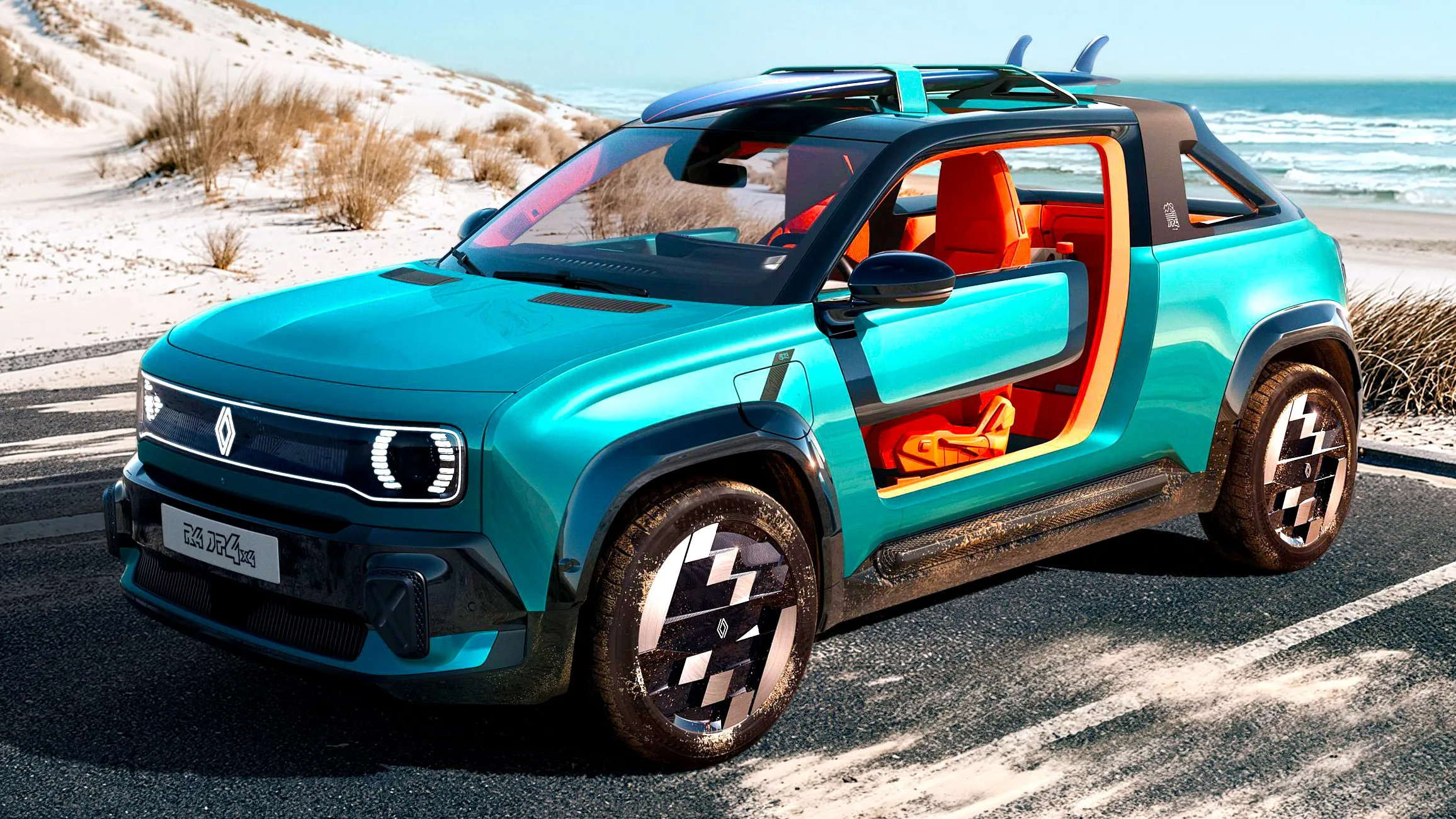 Renault R4-Konzept: Vom Strandbuggy zum Pickup