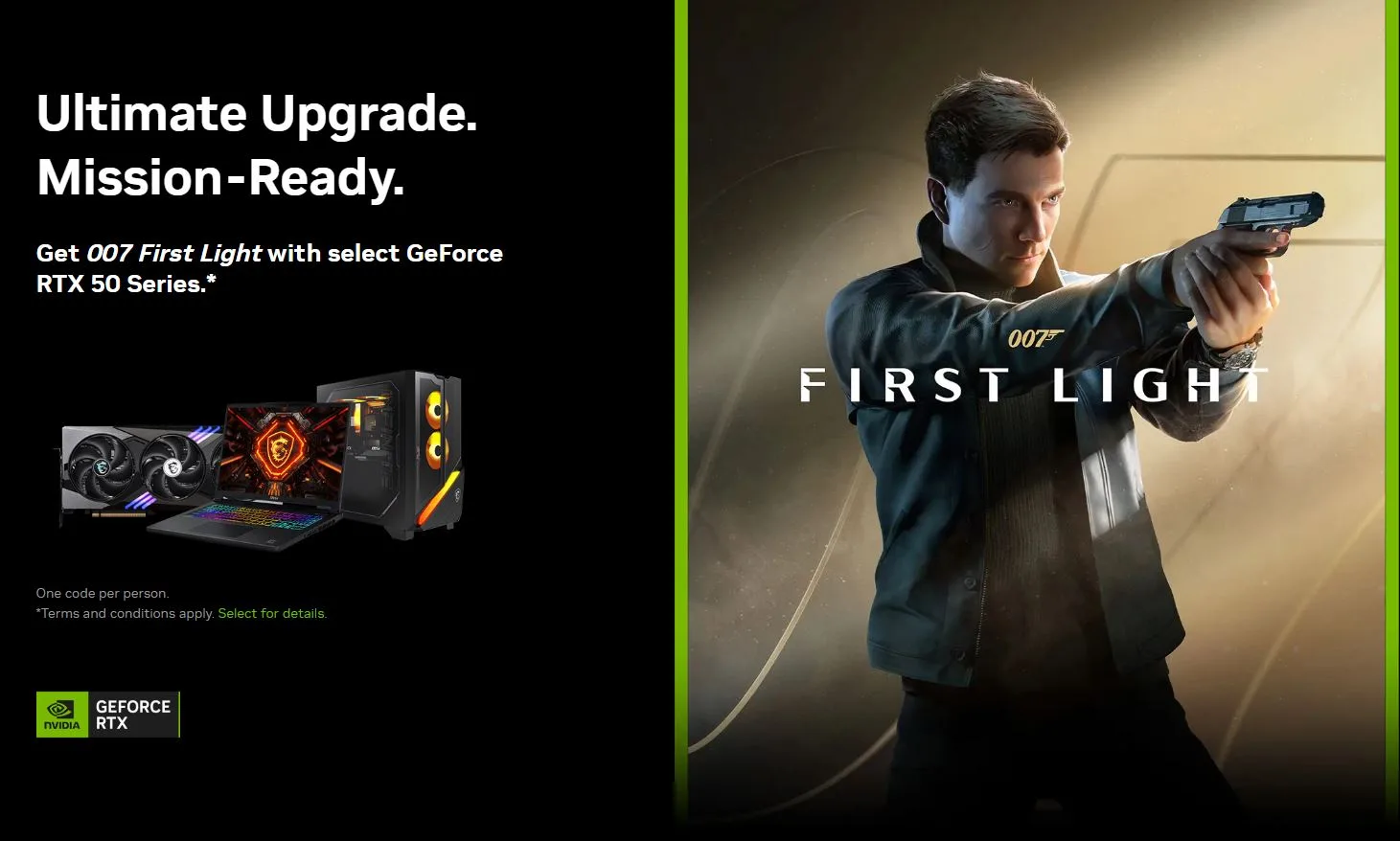 NVIDIA startet 007-First-Light-Bundle mit GeForce RTX 5060 Ti