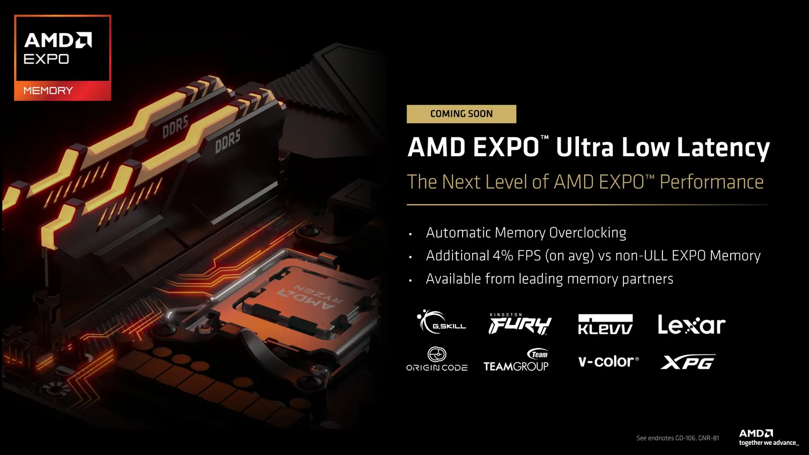 AMD EXPO Ultra-Latency-Speicher: 15 % bessere Gaming-Leistung als Standard-DDR5
