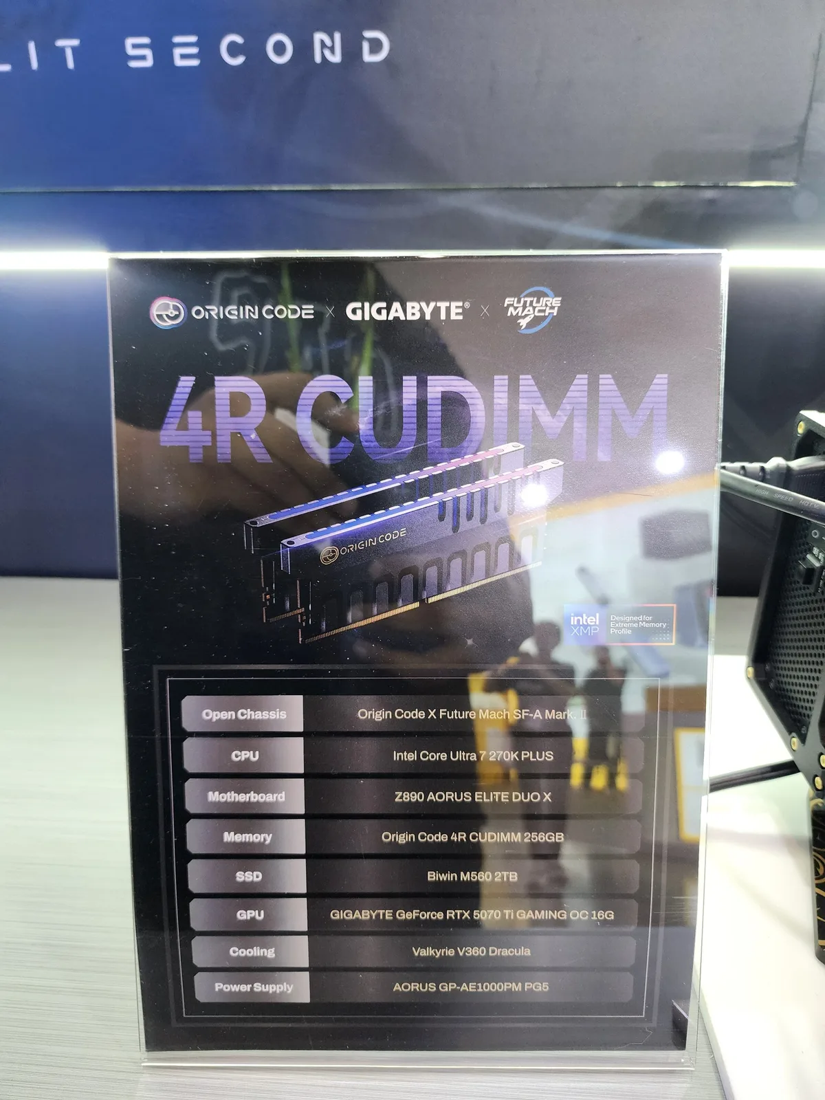 Origin Code Vortex DDR5-RAM und Kühler mit Echtzeit-Temperaturüberwachung stehen im Fokus auf Computex