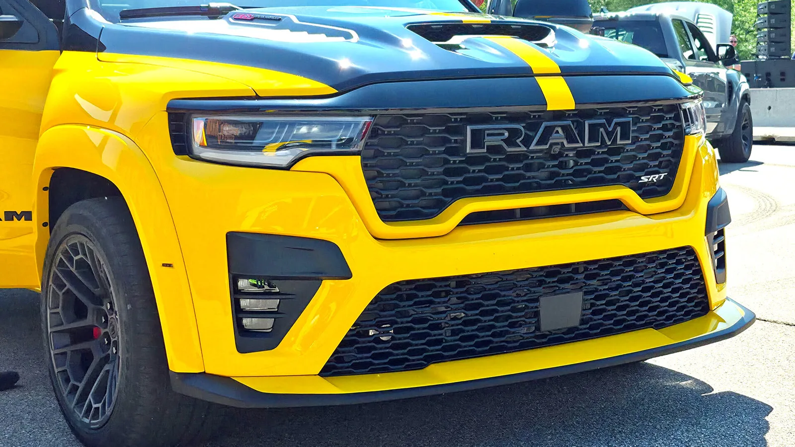 Ram's Rumble Bee Won't Ship With Splitter Guards Because People Have Terrible Taste | Carscoops