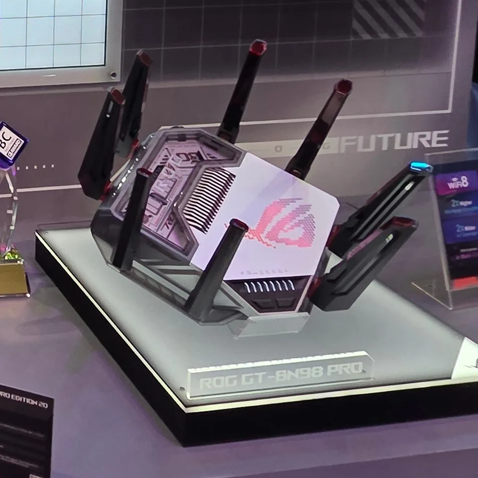 Asus präsentierte den ersten Wi-Fi 8 Router: ROG Rapture GT-BN98 Pro bietet bis zu doppelt so hohe reale Datenraten wie Wi-Fi 7.