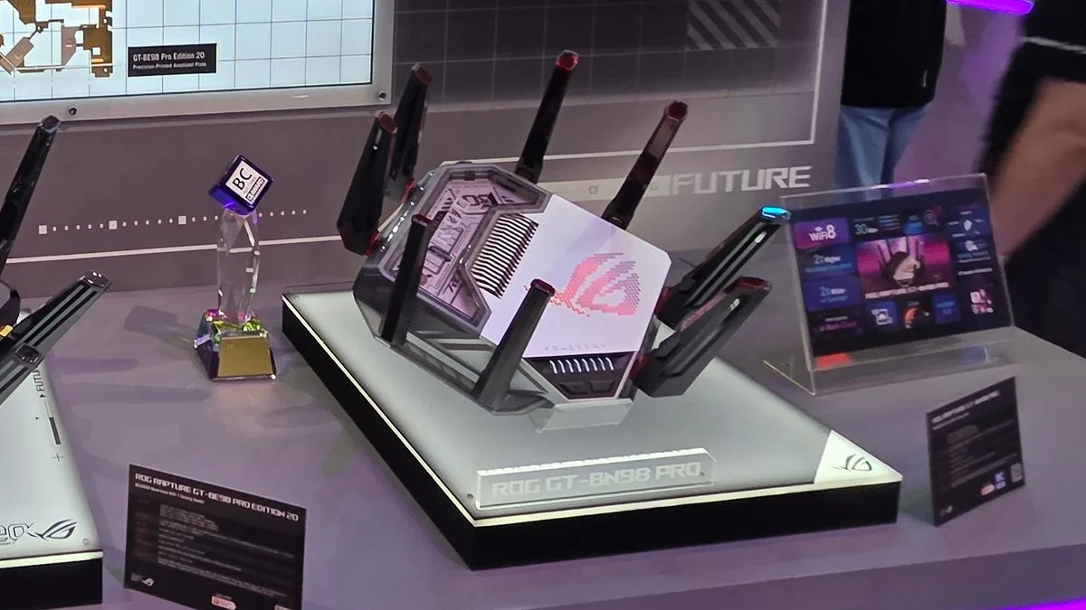Asus präsentierte den ersten Wi-Fi 8 Router: ROG Rapture GT-BN98 Pro bietet bis zu doppelt so hohe reale Datenraten wie Wi-Fi 7.