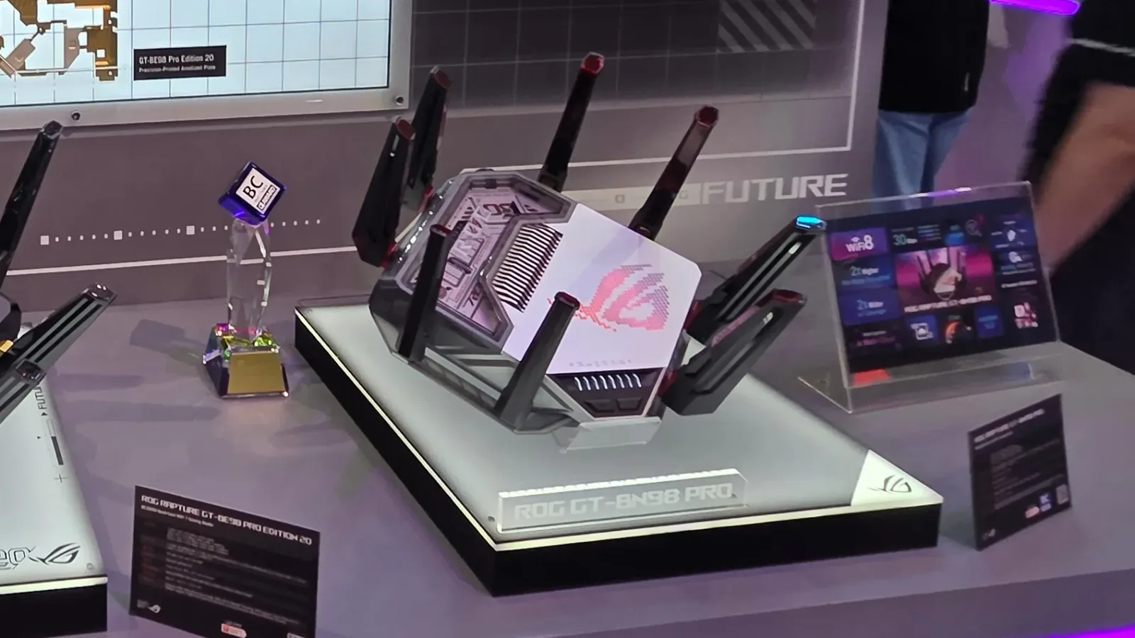 Asus unveils its first Wi-Fi 8 router — ROG Rapture GT-BN98 Pro offers up to 2x real-world throughput uplift over Wi-Fi 7