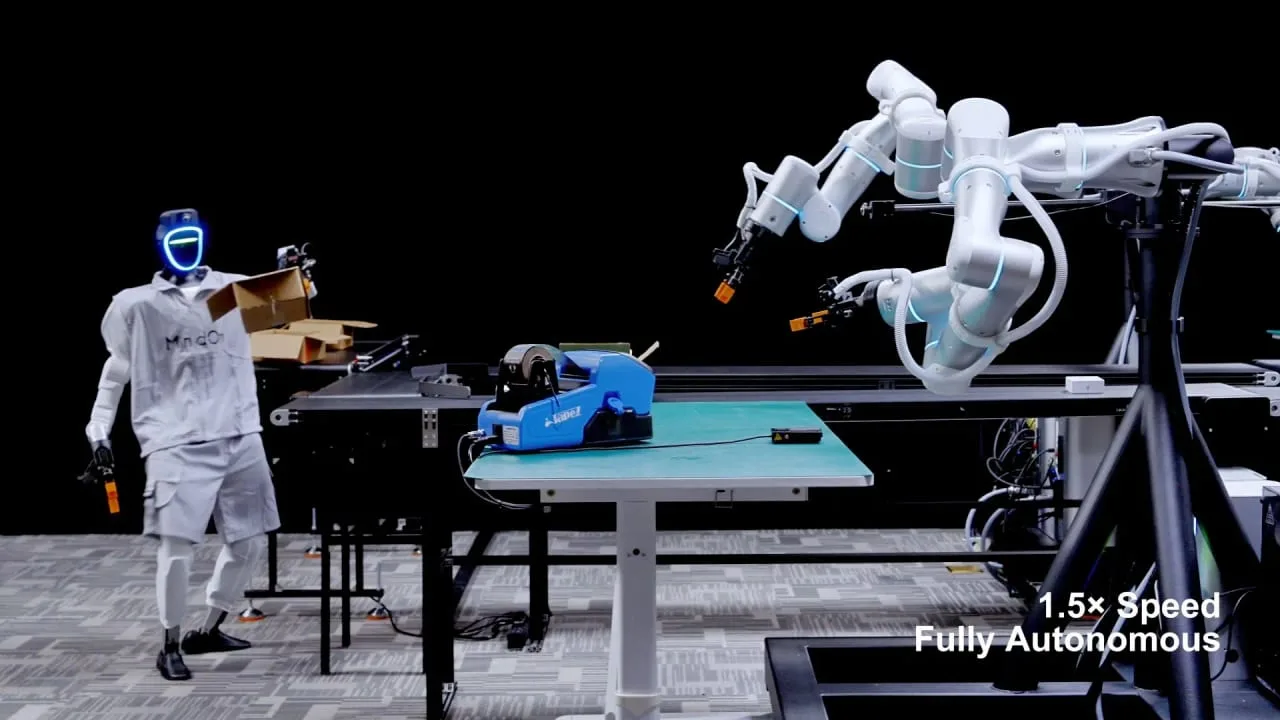 Ein einzelnes KI-Modell steuert gleichzeitig unterschiedliche Robotertypen.