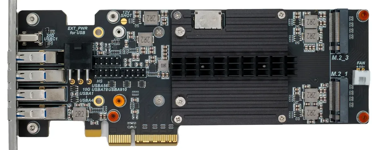 AMD B650 expansion cards hit retail starting at $199 — add four M.2 PCIe 4.0 slots and 11 USB ports to any PC with a PCIe slot