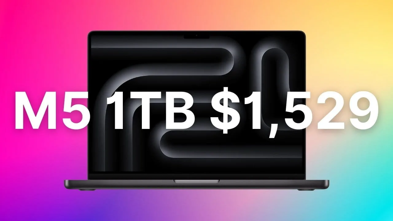 Apple M5 MacBook Pro 1TB: Unverzichtbare Chance mit starkem Rabatt