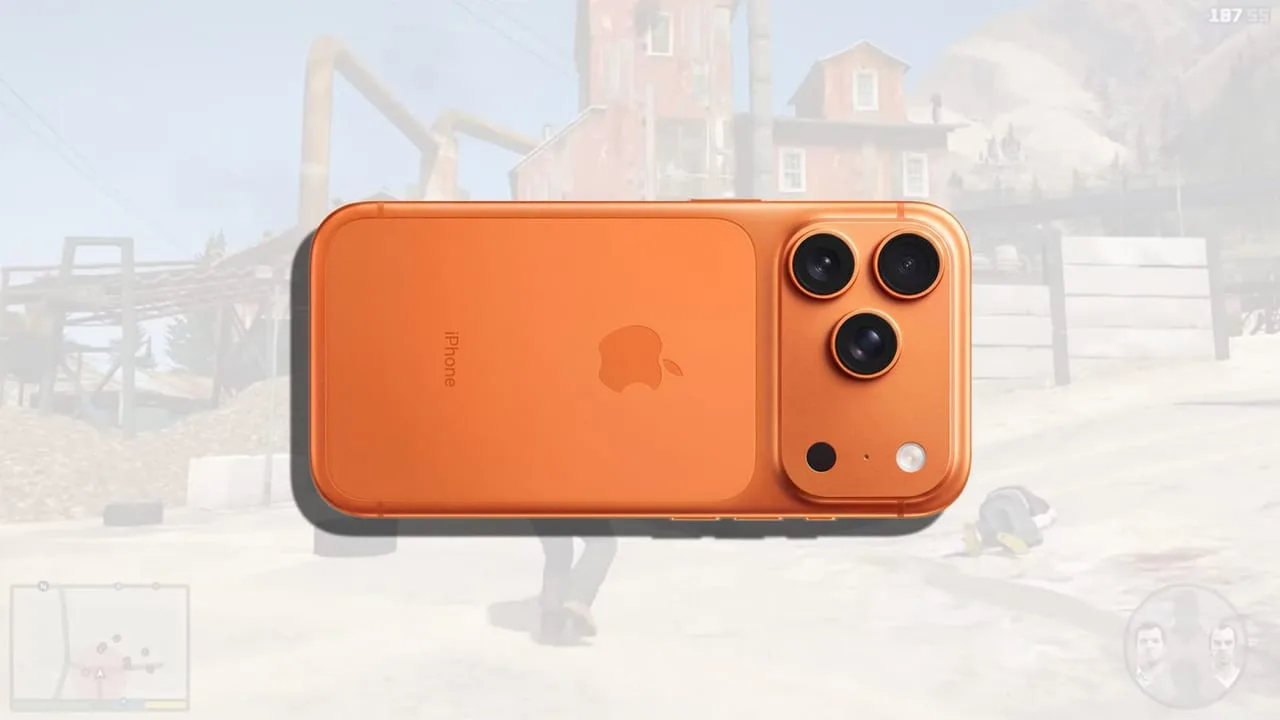 iPhone 17 Pro Max mit GTA 5 gestartet
