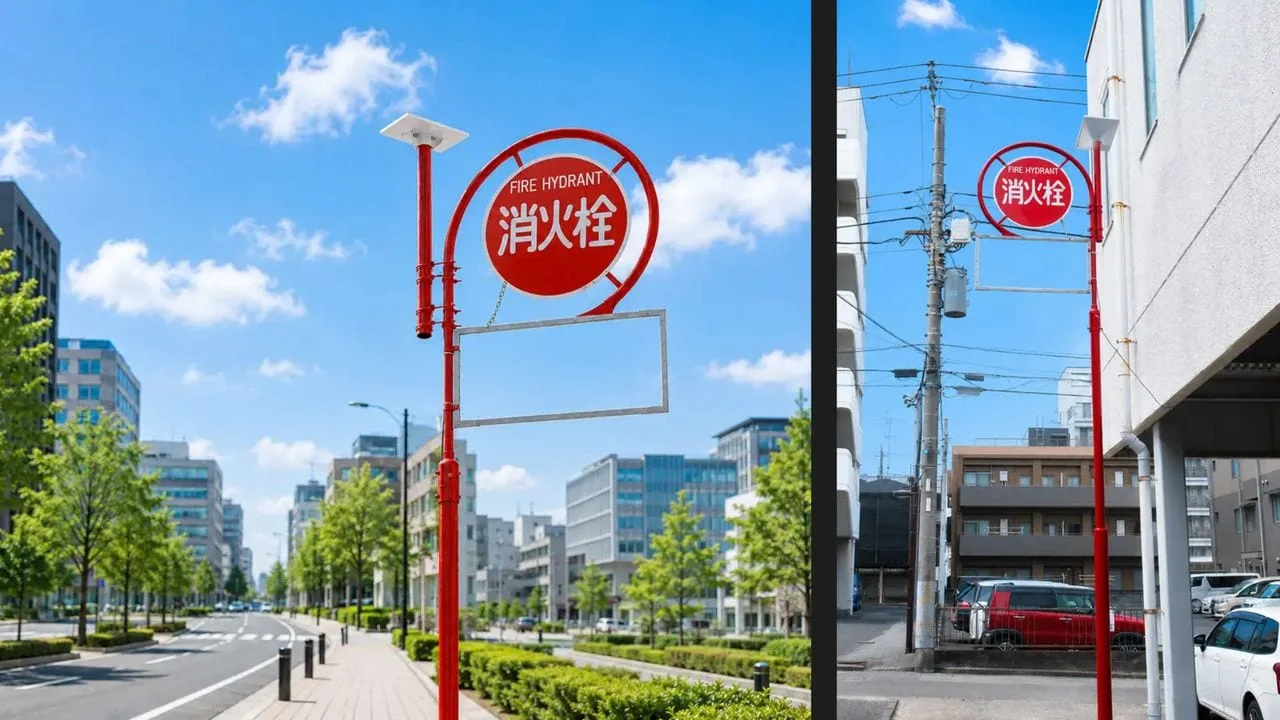 Japan: Hydrant-Schilder werden zu Notfall-WLAN-Access-Points
