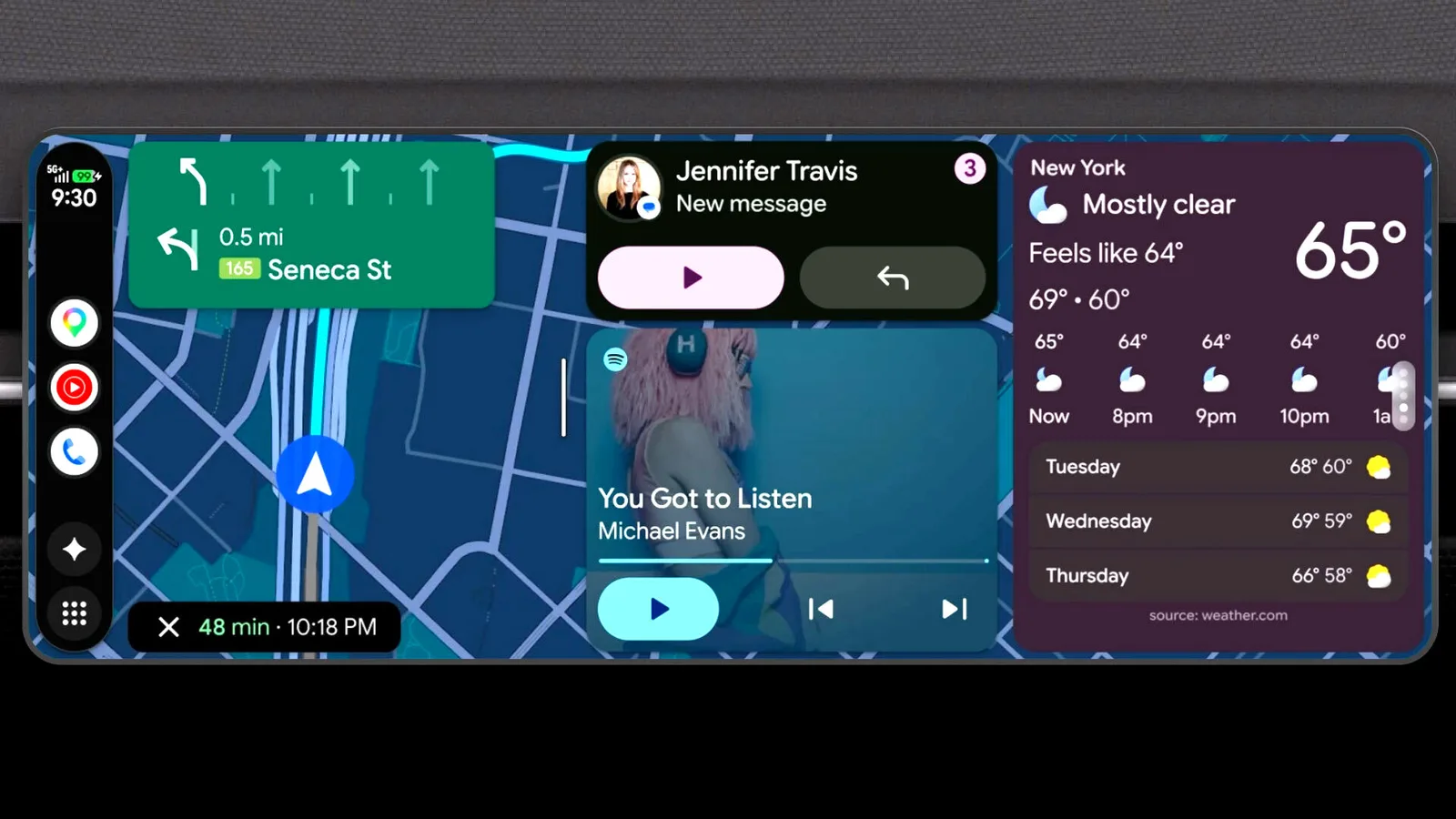 Android Auto erhält neues Design und weitere Funktionen