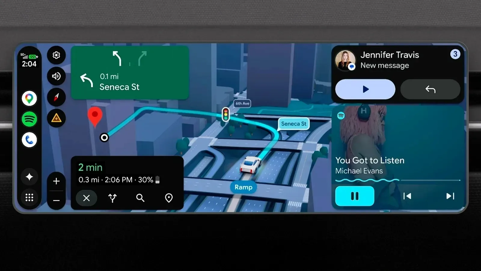 Android Auto erhält neues Design und weitere Funktionen