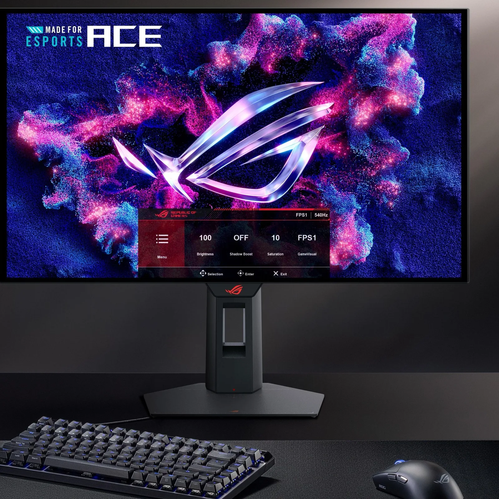 Asus präsentierte vier neue OLED-Monitore: ROG Strix OLED erreicht als Weltrekordler 540 Hz bei 1080p