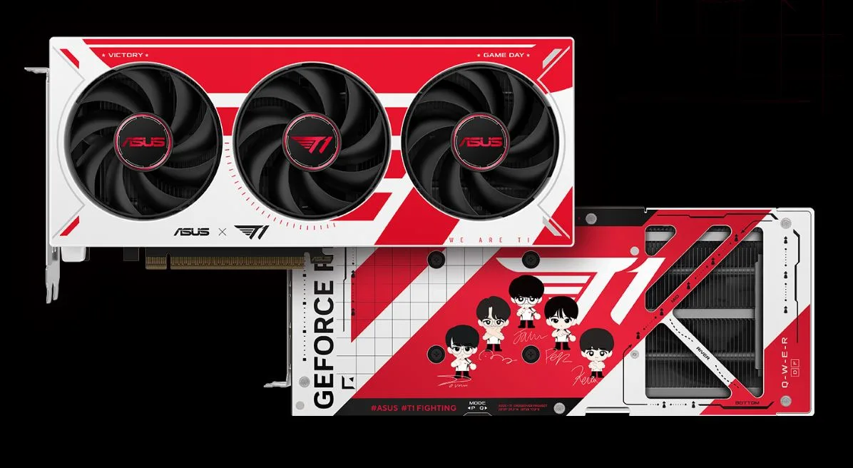 ASUS und T1: Besondere Editionen der RTX 5070 und RTX 5060 Ti