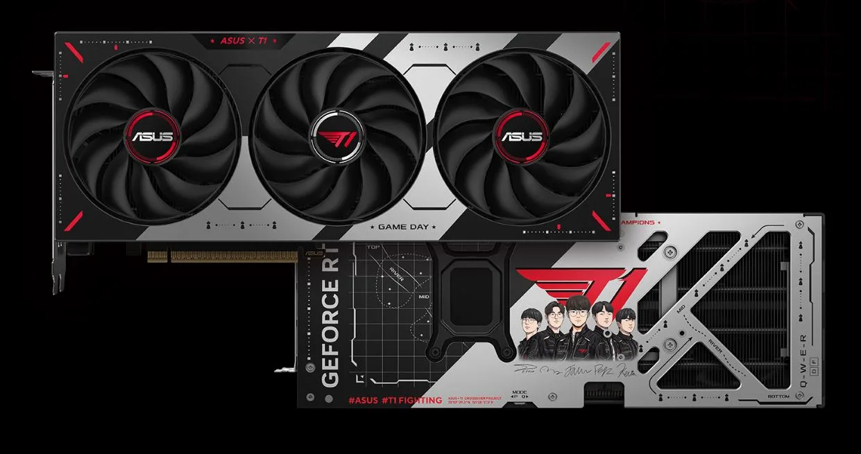 ASUS und T1: Besondere Editionen der RTX 5070 und RTX 5060 Ti