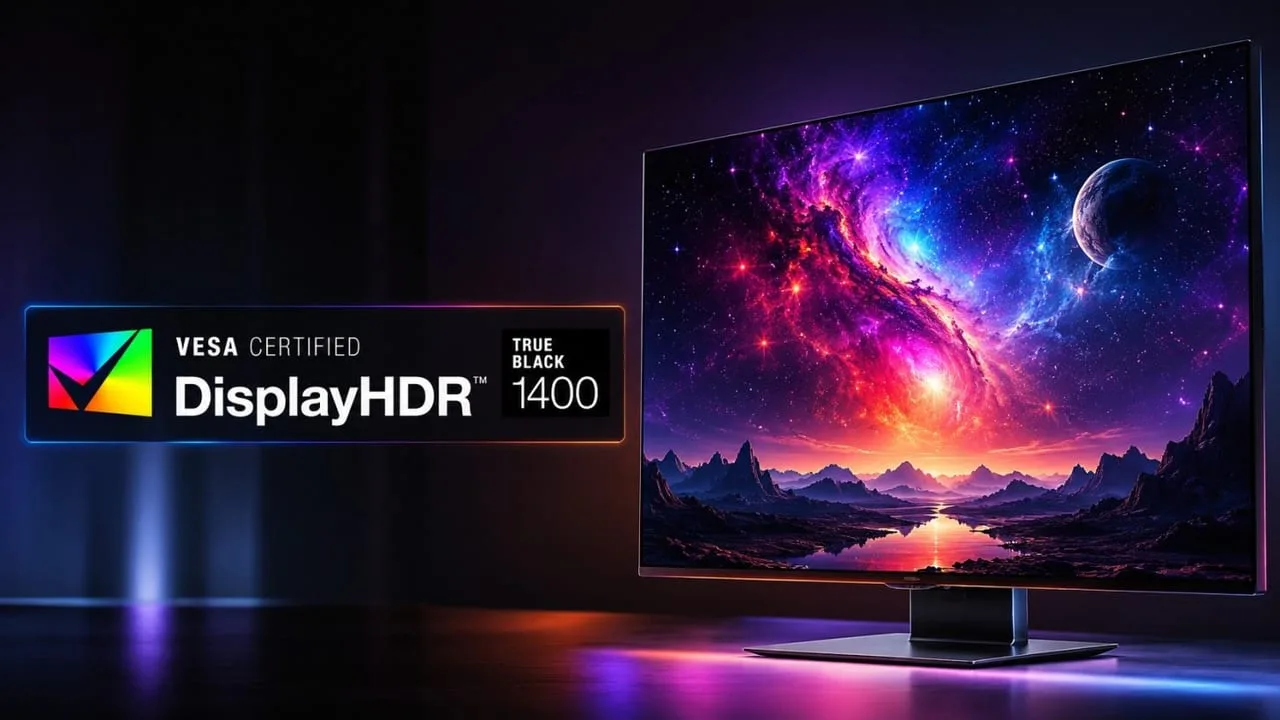 VESA stellt den DisplayHDR True Black 1400-Standard für OLED-Bildschirme im oberen Marktsegment vor.