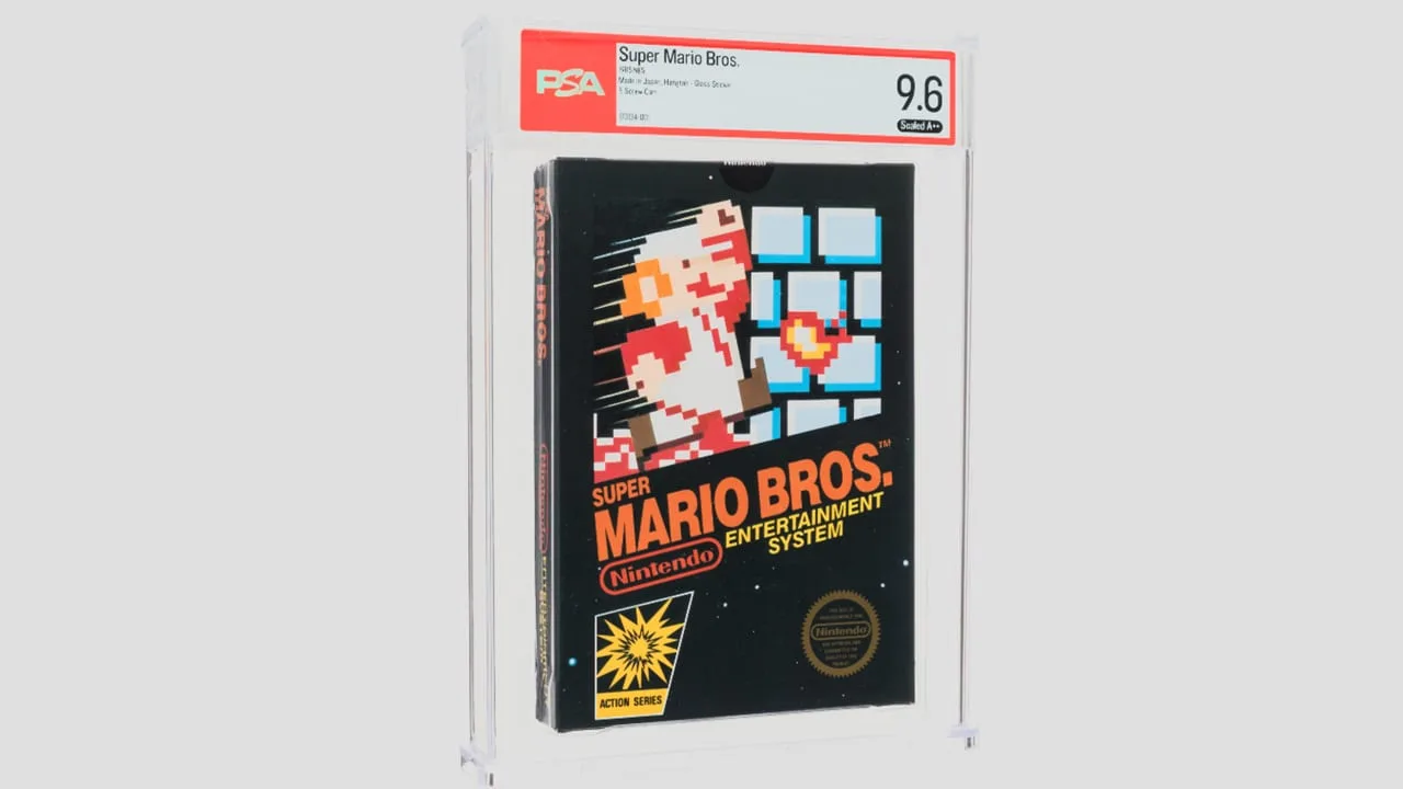 Super Mario Bros. Spiel bricht mit einem Auktionspreis von drei Millionen Dollar historischen Rekorde.