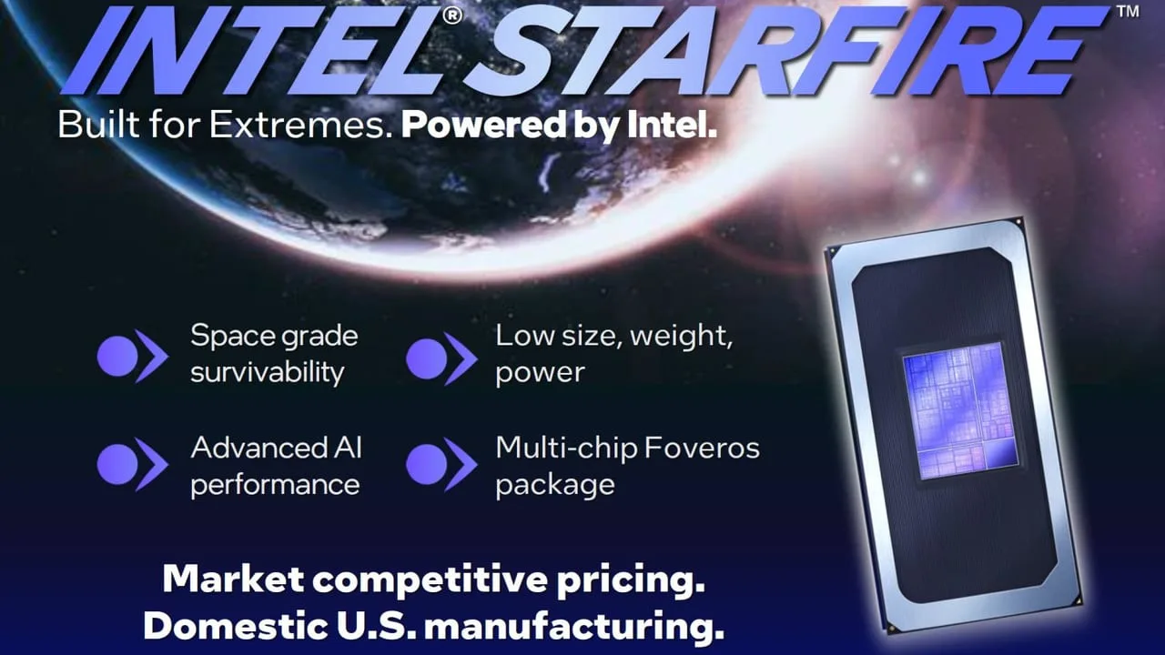 Intel stellt den strahlungs- und hitzebeständigen Raumfahrtprozessor Starfire mit Betriebstemperatur bis 125 Grad vor