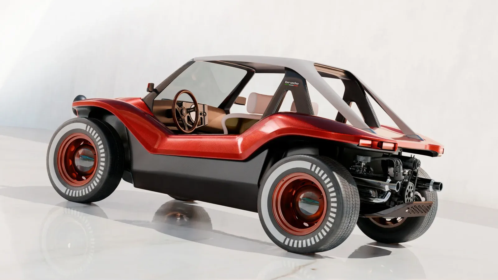 Brado-Carbon-Buggy verzichtet auf Kraftstoffeinspritzung, Displays und fünfzig Jahre Fortschritt